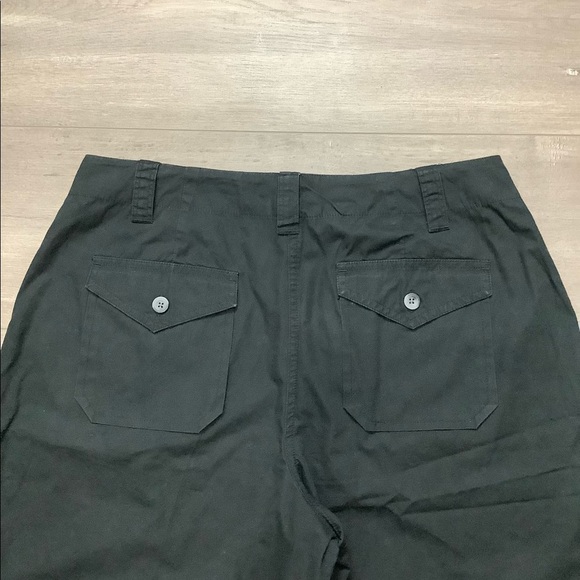 Women's Van Heusen 8 M Medium Shorts Black Bermuda Chino Khakis Cotton NWOT - Picture 6 of 11